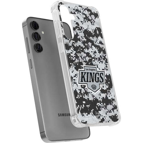 NHL Los Angeles Kings Camo Galaxy S24 Plus Clear Case